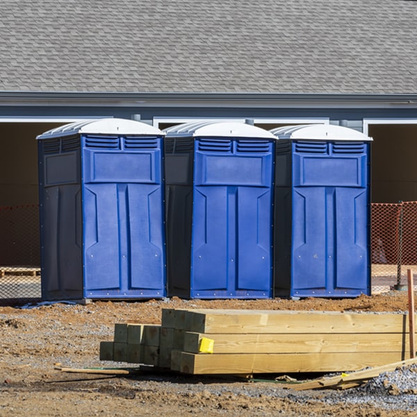 is there a specific order in which to place multiple portable restrooms